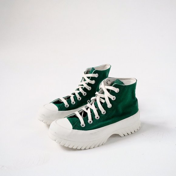 Converse Shoes - CONVERSE Chuck Taylor All Star Lugged High Top Shoes Green Size W 6.5